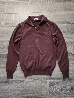 🌵 SUITSUPPLY Long Sleeve Wool Polo 🌵